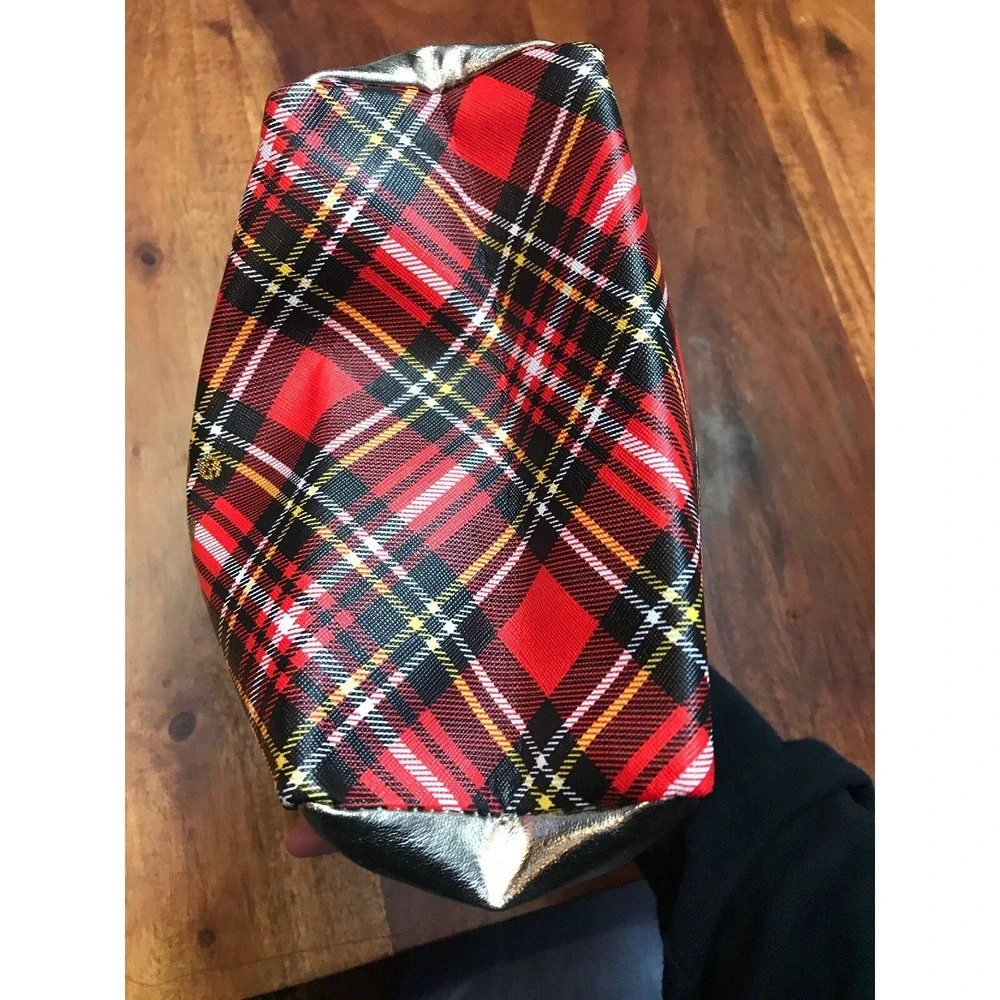 Simply Southern Cosmetic Cosmo Brush Bag Mama Bear Red & Black NWT